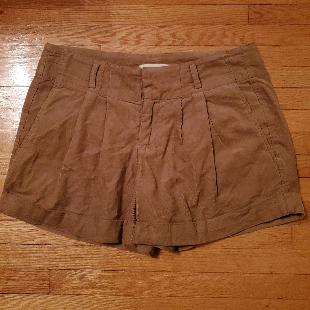Life in Progress soft corduroy shorts